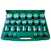 Hans 6627MB/AB Socket Wrench Set 3/4" Drive 6pts (27pcs) - KHM Megatools Corp.